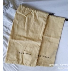 Louis Vuitton Pair Dust Bags